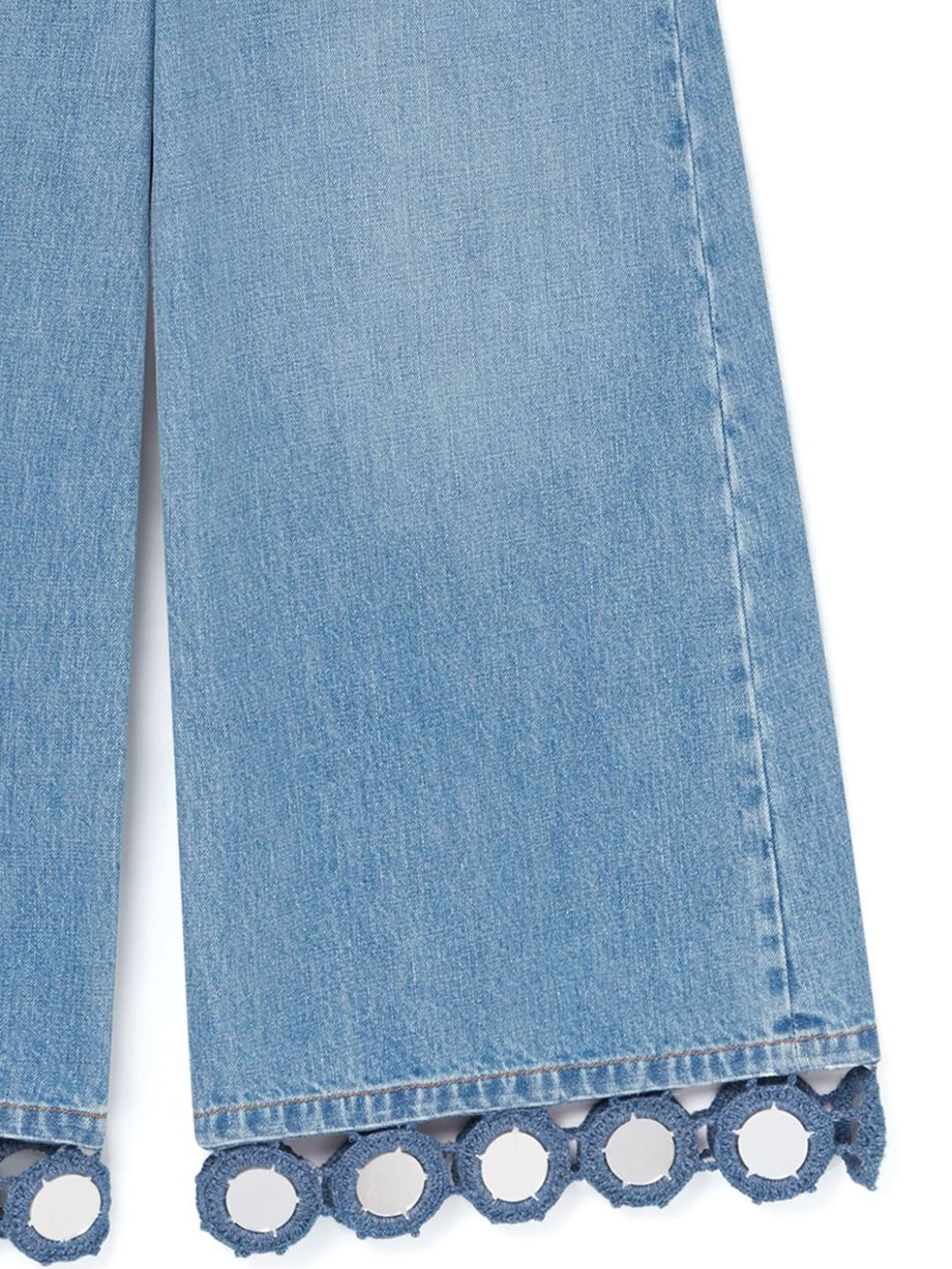 Affordable jeans Summer Women Mirrors McCartney Stella high-waisted 0502